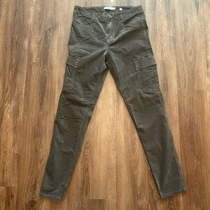 Vince Khaki Pants Zipper Front Pockets Size 0 Olive Green / Gray Size 2